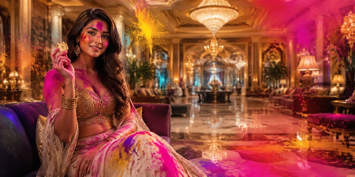 Indian casino app festival celebration with vibrant colors